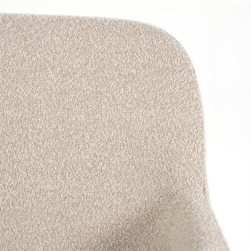 Eetkamerstoel Fika Bouclé - kleur Taupe - Afbeelding 23