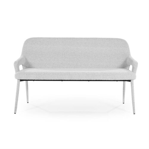 Eetkamerbank Fika Bouclé - kleur Beige - Afbeelding 12