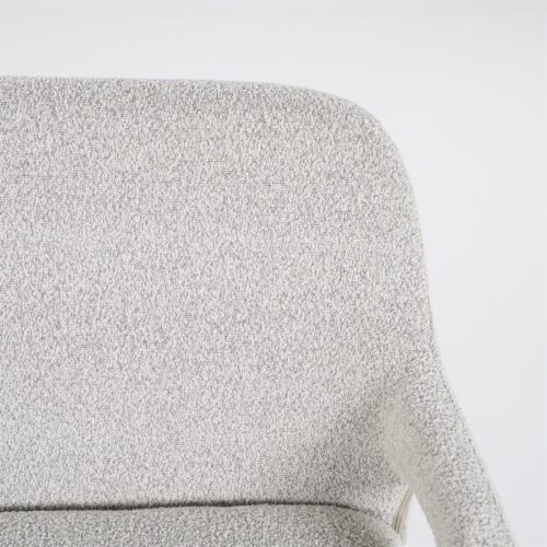 Eetkamerbank Fika Bouclé - kleur Beige - Afbeelding 14