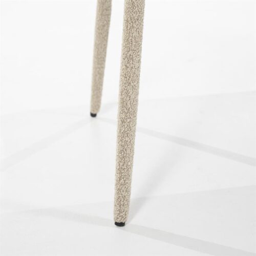 Eetkamerbank Fika Bouclé - kleur Taupe - Afbeelding 12