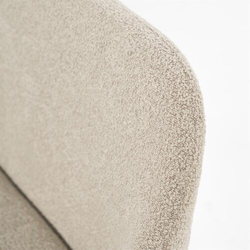 Eetkamerbank Fika Bouclé - kleur Taupe - Afbeelding 14