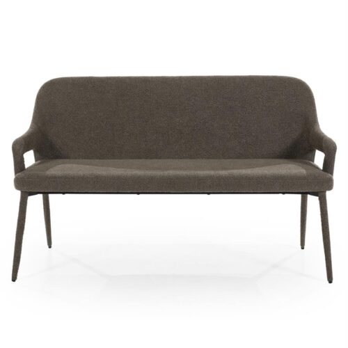 Eetkamerbank Fika Bouclé - kleur Bruin - Afbeelding 10