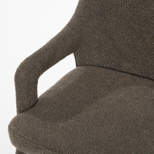 Eetkamerbank Fika Bouclé - kleur Bruin - Afbeelding 11