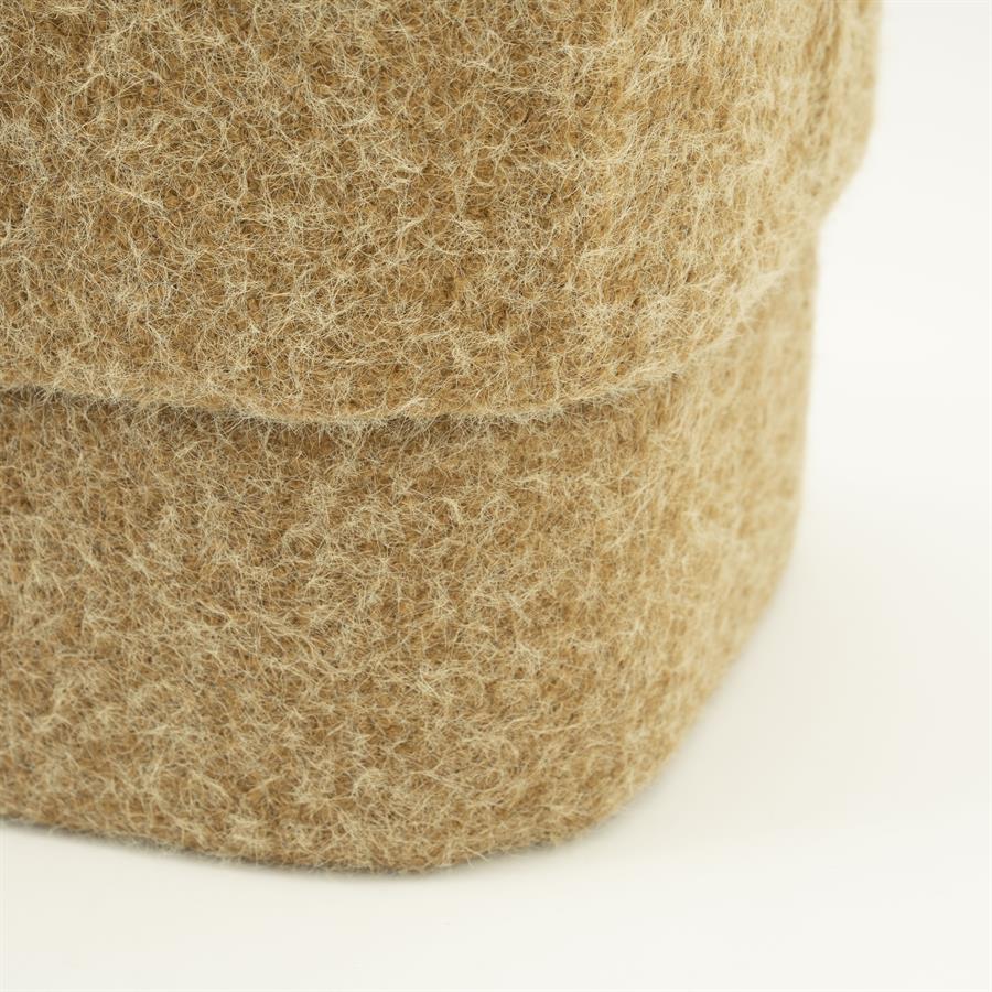 Poef Kelso - mosterd - Afbeelding 8