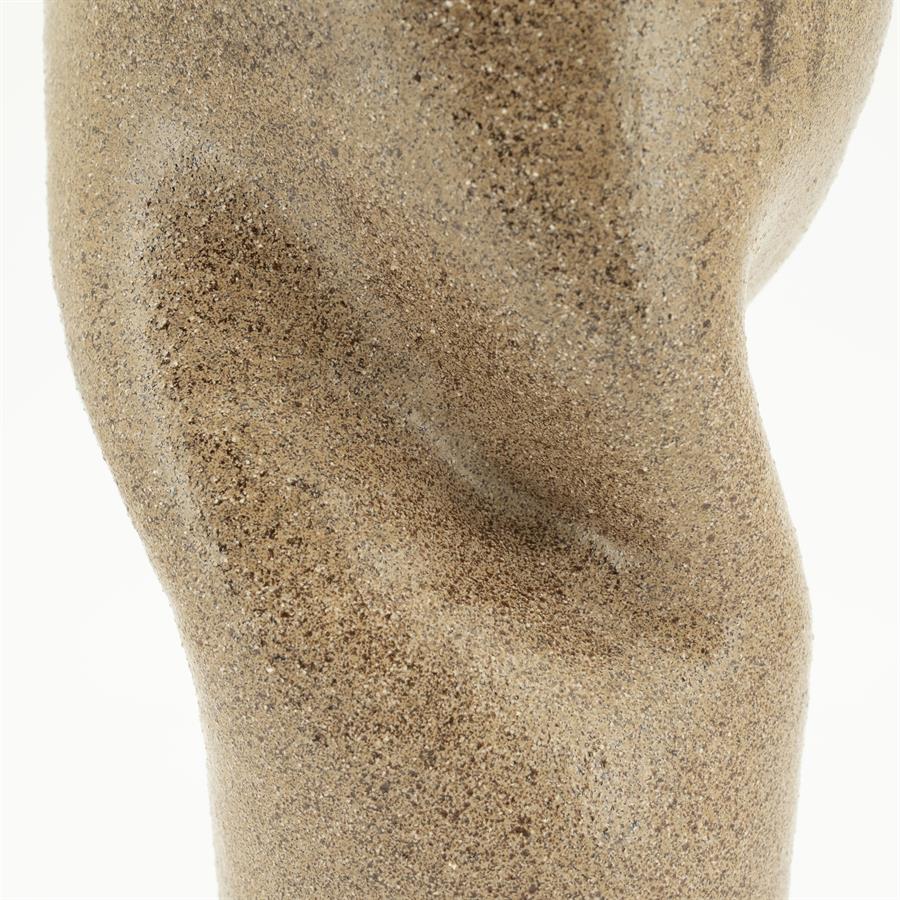 Vaas Songa Aardewerk 36cm hoog - Bruin - Afbeelding 5