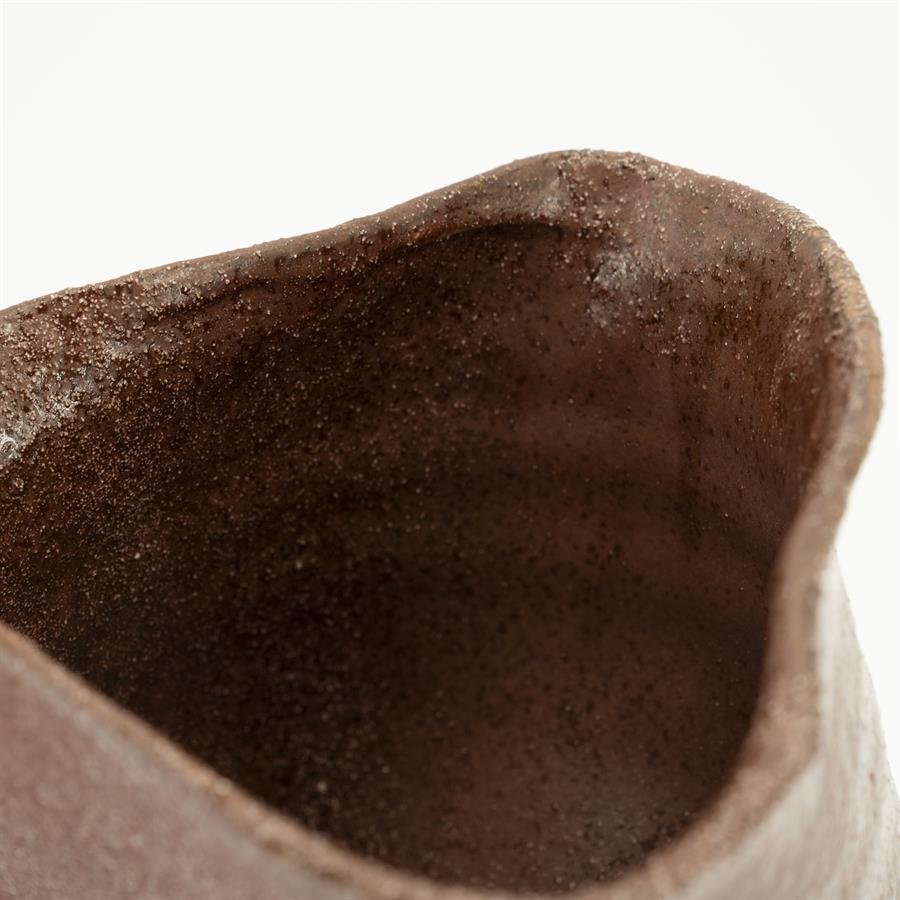 Vaas Songa Aardewerk 36cm hoog - Burgundy - Afbeelding 7