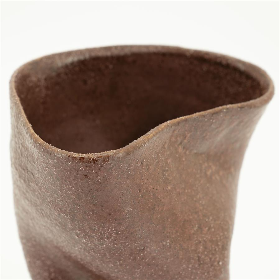 Vaas Songa Aardewerk 36cm hoog - Burgundy - Afbeelding 8