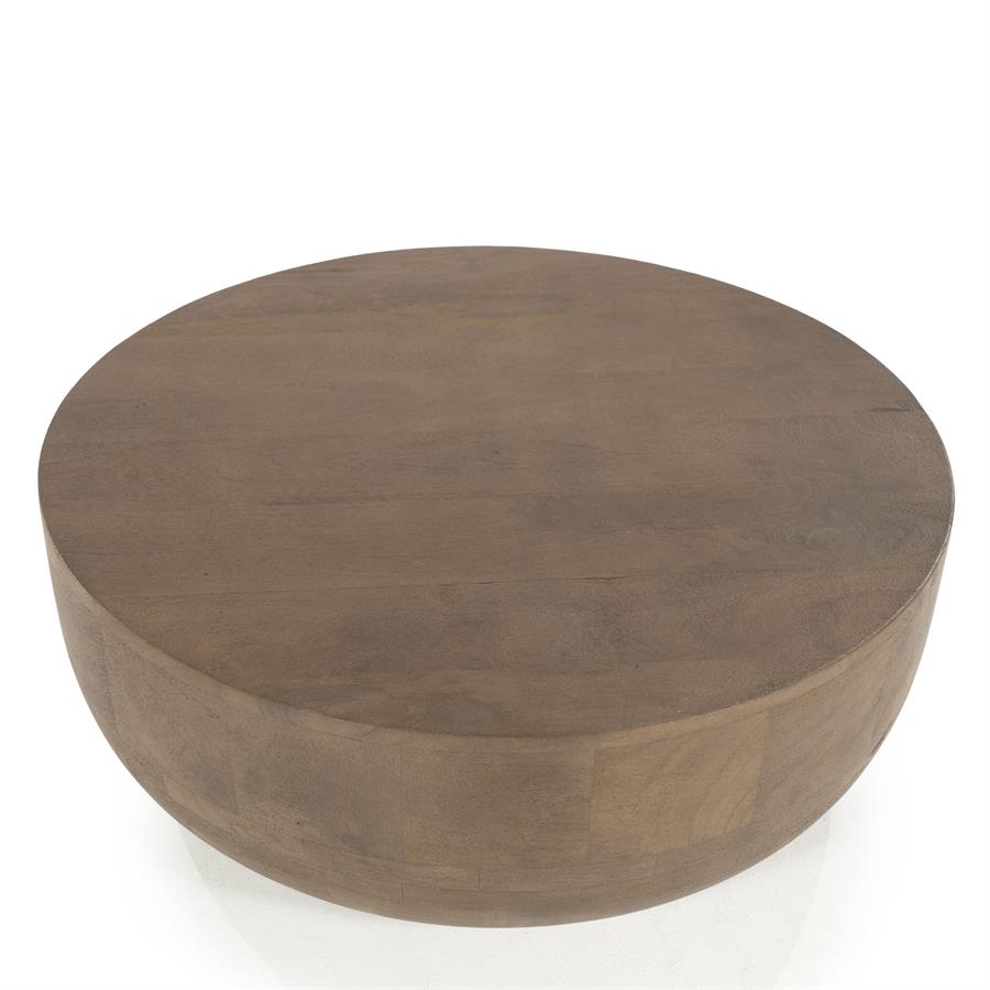 Ronde Salontafel Karibu Mangohout 70cm - Afbeelding 5