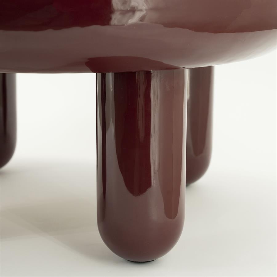 Ronde Salontafel Balloon 70cm - Burgundy - Afbeelding 9