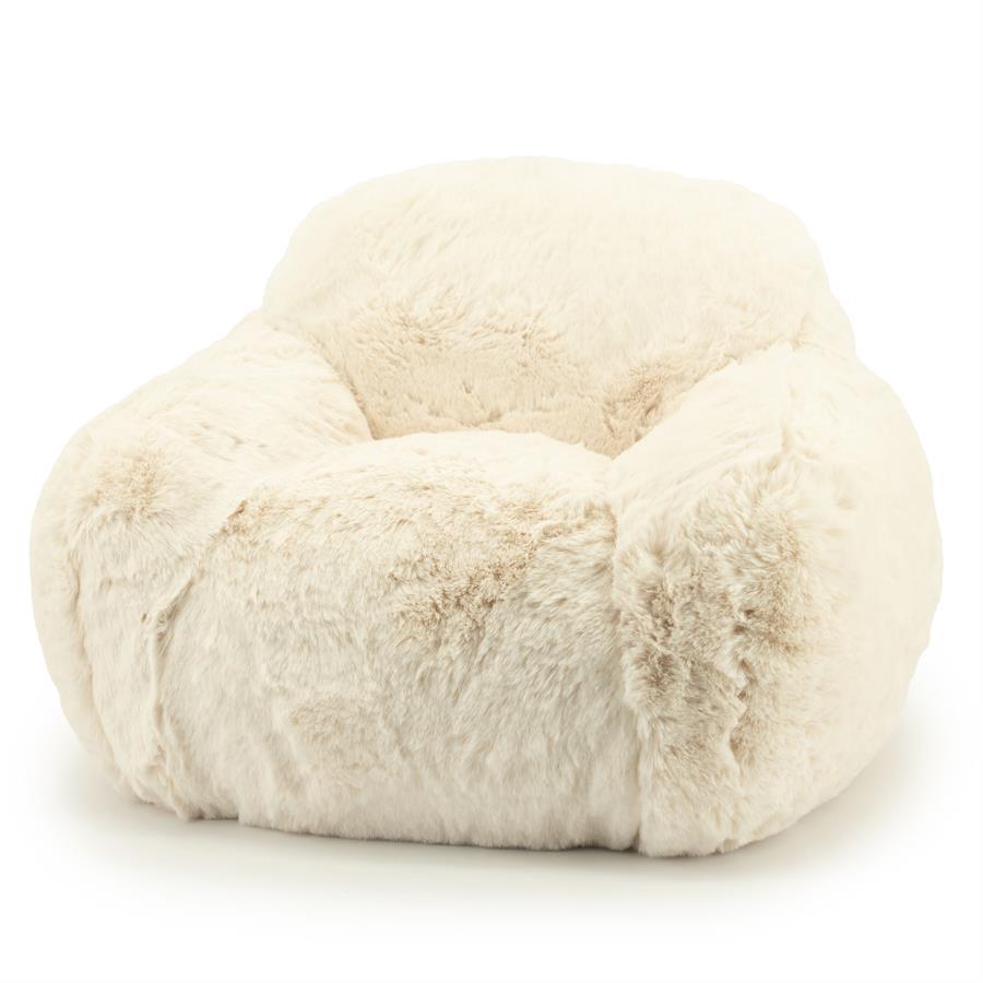 Kinderfauteuil Hug Fluffy - Beige - Afbeelding 5