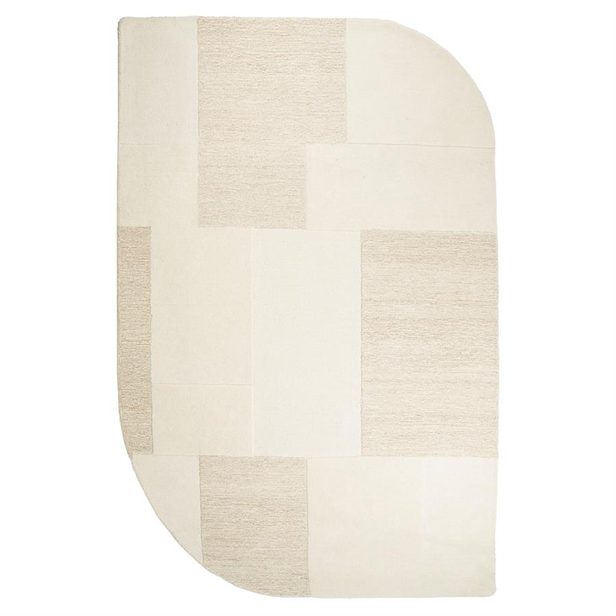 Organisch Vloerkleed Contour - Off White - Afbeelding 4