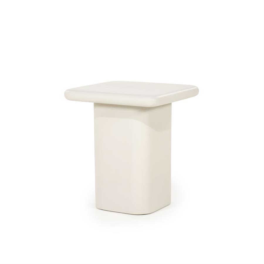 Bijzettafel Siminto kleur Beige - 40 cm - Afbeelding 9