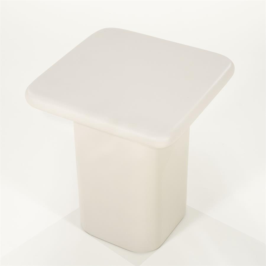 Bijzettafel Siminto kleur Beige - 40 cm - Afbeelding 10