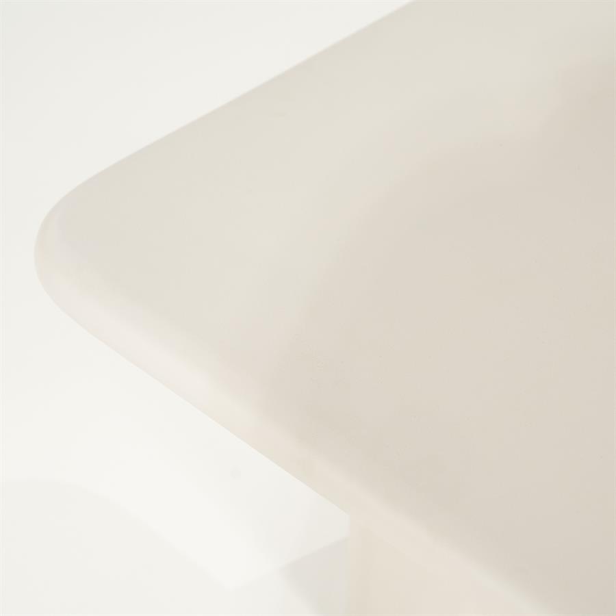 Bijzettafel Siminto kleur Beige - 60 cm - Afbeelding 10