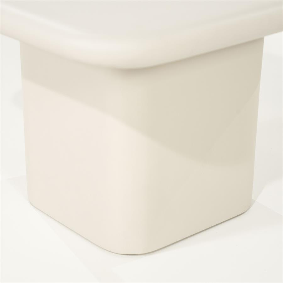 Bijzettafel Siminto kleur Beige - 60 cm - Afbeelding 11