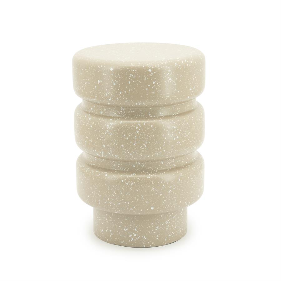 Ronde Bijzettafel Spatter 30cm - Taupe - Afbeelding 4