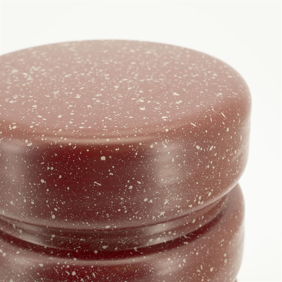 Ronde Bijzettafel Spatter 30cm - Burgundy - Afbeelding 6