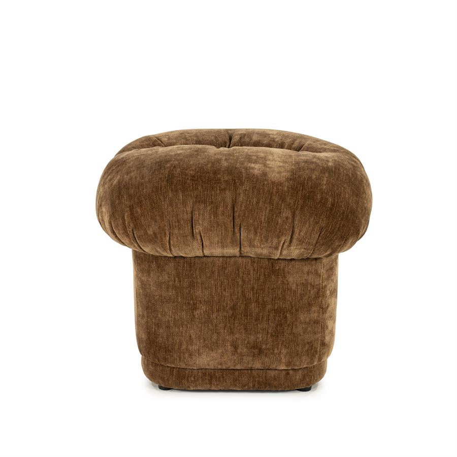 Poef Nook Chenille - Mosterd - Afbeelding 6