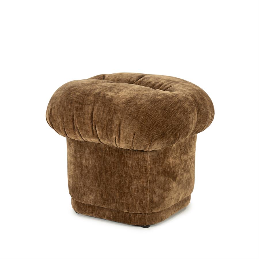 Poef Nook Chenille - Mosterd - Afbeelding 7