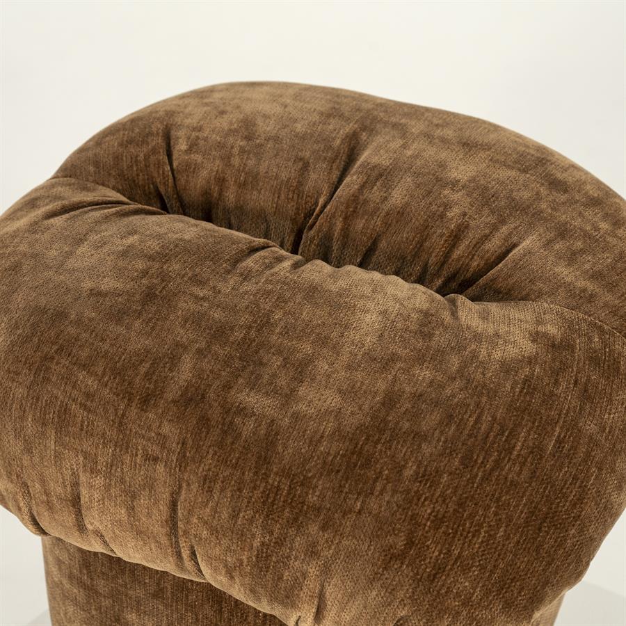 Poef Nook Chenille - Mosterd - Afbeelding 8