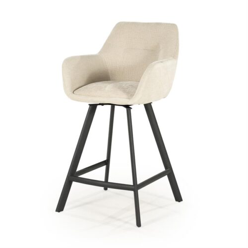Draaibare Barkruk Bliss - Beige (zithoogte 69cm) - Afbeelding 22