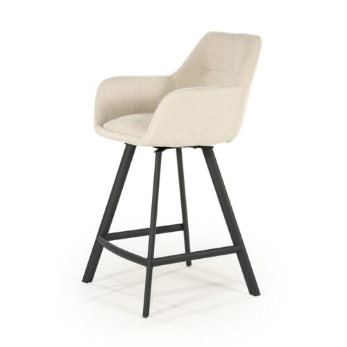 Draaibare Barkruk Bliss - Beige (zithoogte 69cm) - Afbeelding 23