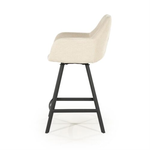 Draaibare Barkruk Bliss - Beige (zithoogte 69cm) - Afbeelding 24