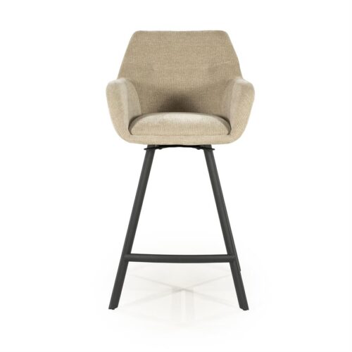 Draaibare Barkruk Bliss - Taupe (zithoogte 69cm) - Afbeelding 14