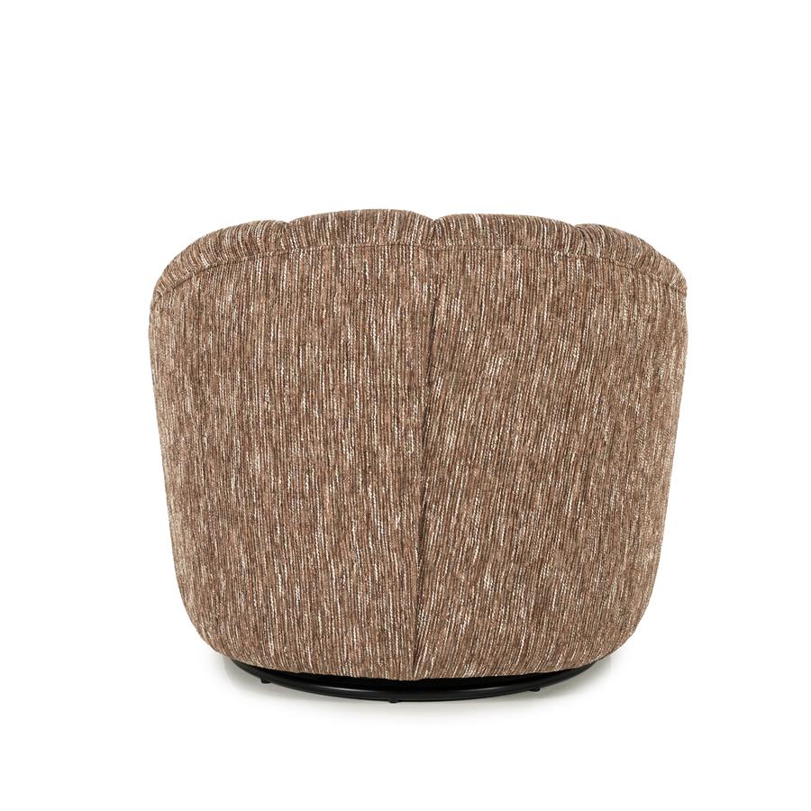 Draaifauteuil Sogno Geweven stof - Burgundy - Afbeelding 6