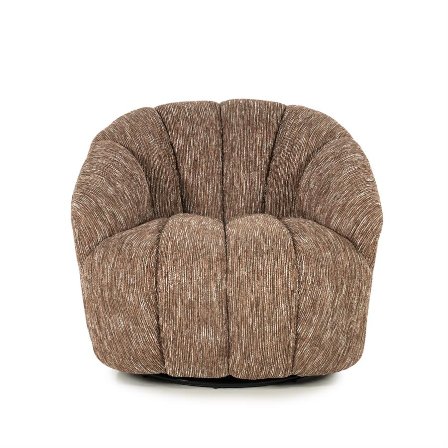 Draaifauteuil Sogno Geweven stof - Burgundy - Afbeelding 7