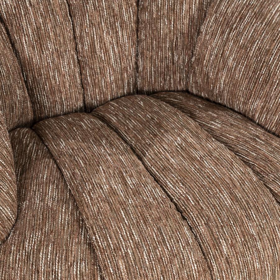 Draaifauteuil Sogno Geweven stof - Burgundy - Afbeelding 9