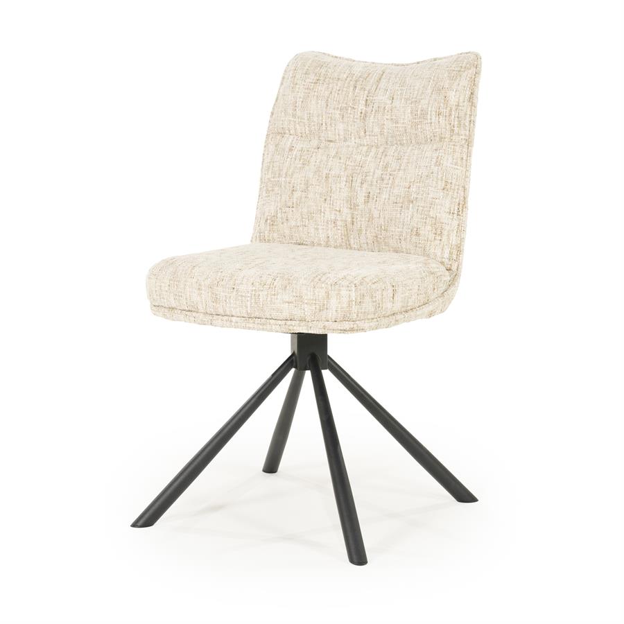 Draaibare eetkamerstoel Ferre - Beige