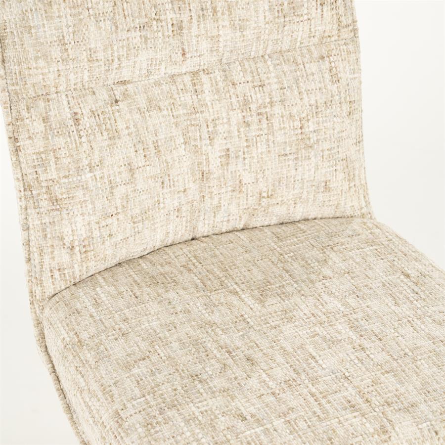Draaibare eetkamerstoel Ferre - Beige - Afbeelding 9