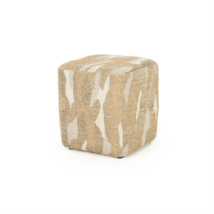 Poef Rytm - Taupe 43 x 43cm - Afbeelding 6