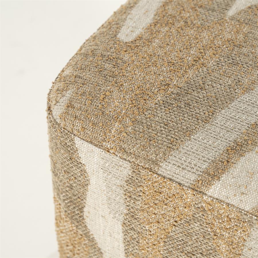 Poef Rytm - Taupe 43 x 43cm - Afbeelding 7