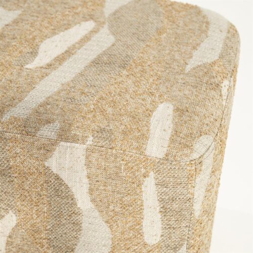 Bankje Rytm - Taupe 121cm - Afbeelding 7