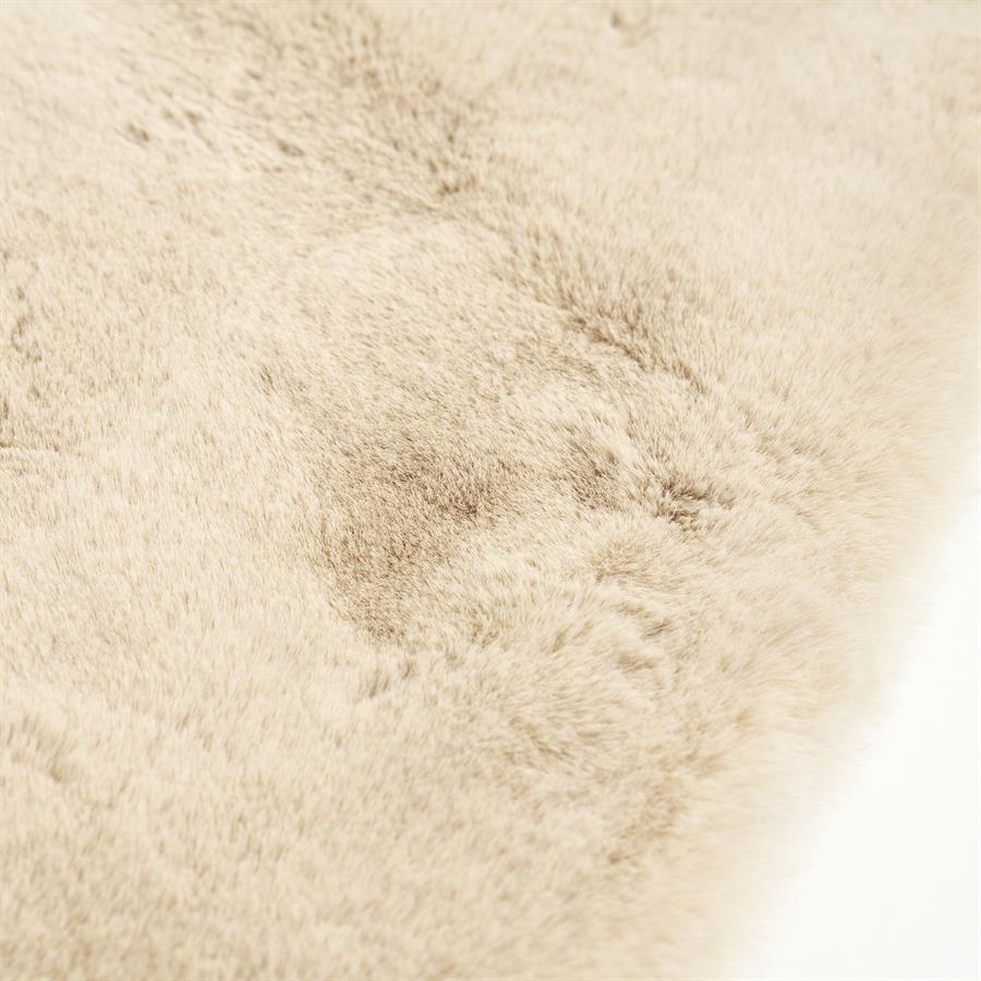 Organisch Vloerkleed Zena - Beige - Afbeelding 2