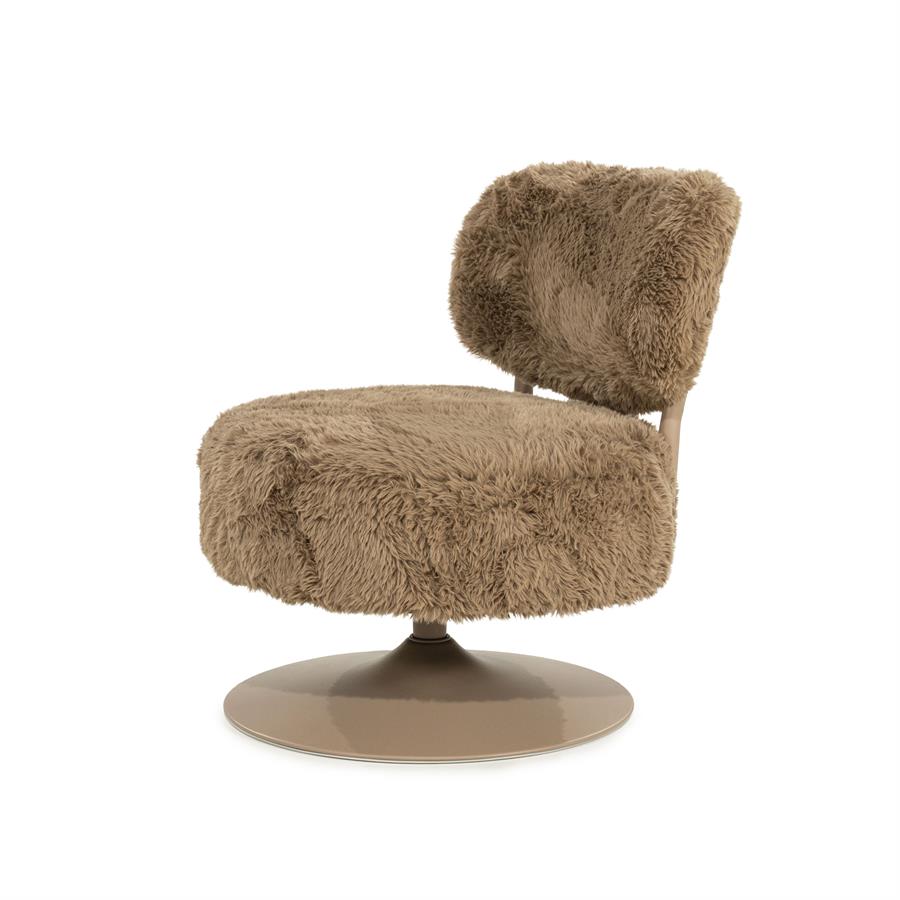Draaifauteuil Furlo Furry - Taupe - Afbeelding 2