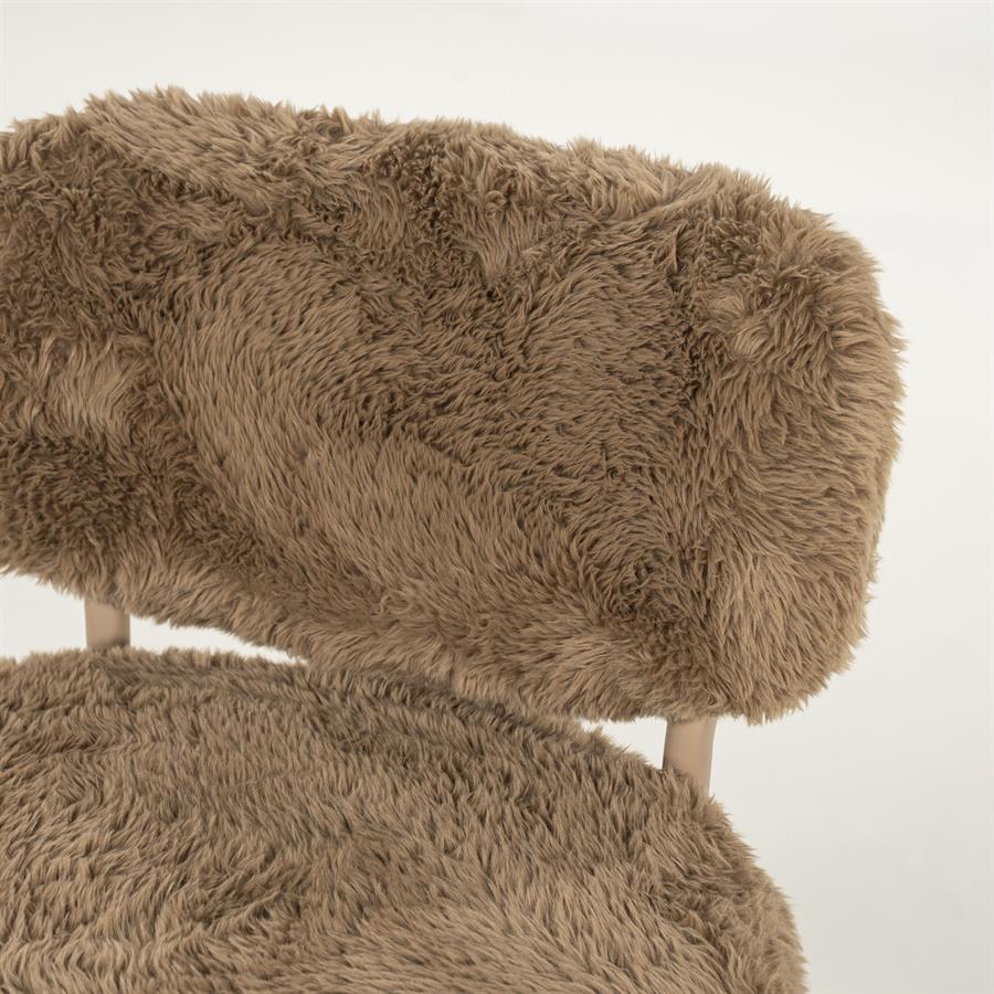 Draaifauteuil Furlo Furry - Taupe - Afbeelding 8