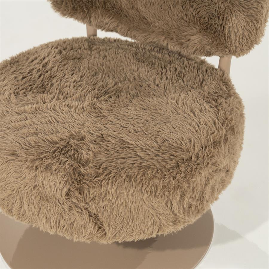 Draaifauteuil Furlo Furry - Taupe - Afbeelding 9