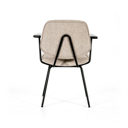 Stoel Lynn met armleuning - Beige - Afbeelding 39
