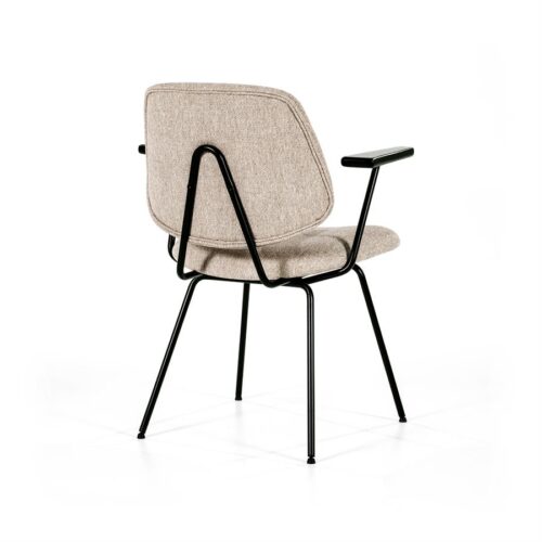 Stoel Lynn met armleuning - Beige - Afbeelding 40
