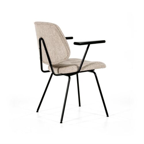 Stoel Lynn met armleuning - Beige - Afbeelding 41