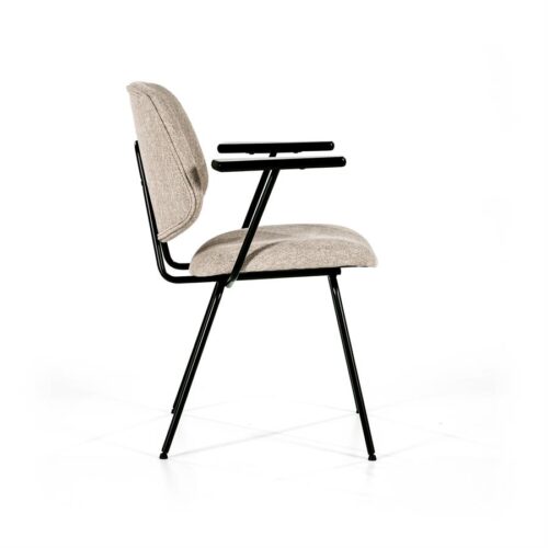 Stoel Lynn met armleuning - Beige - Afbeelding 42