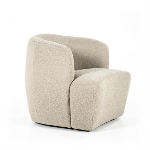 Fauteuil Charlotte Bouclé Taupe - Afbeelding 42