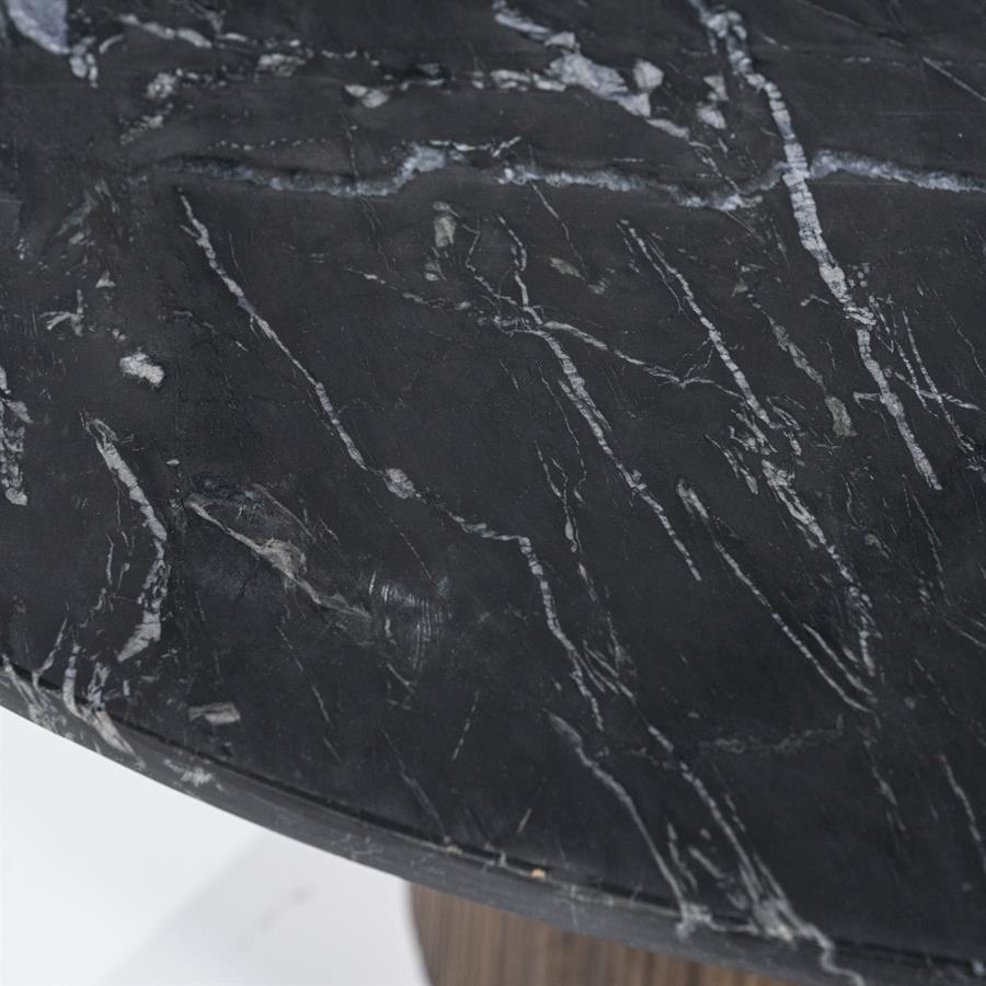 Ronde Bijzettafel Maxim Mangohout Marmer 60cm - Afbeelding 23