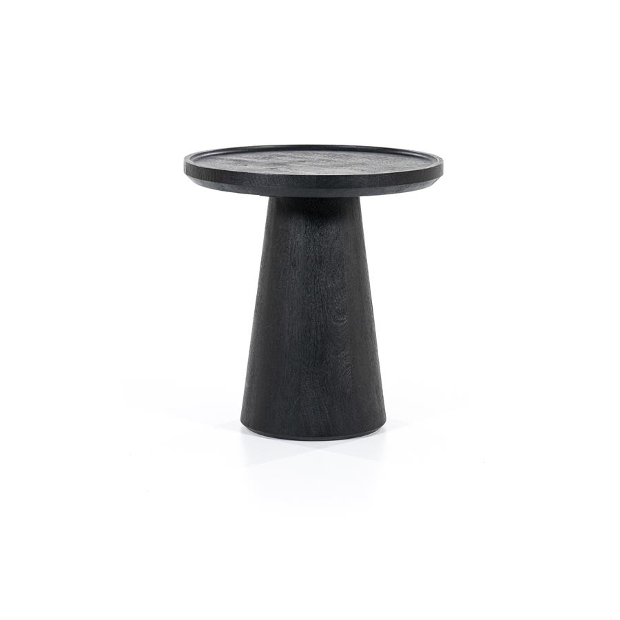 Ronde Bijzettafel Ron Mangohout - Zwart - Afbeelding 11