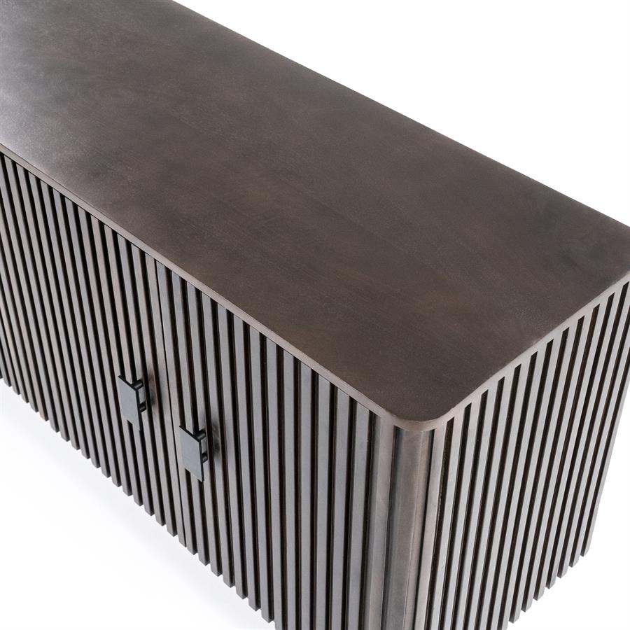 Dressoir Remi Mangohout en Metaal 170cm - Bruin - Afbeelding 31