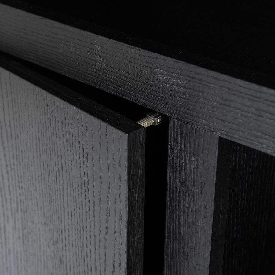 Opbergkast Helsinki Eikenhout 120 x 220 cm - Zwart - Afbeelding 25