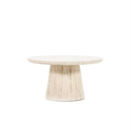 Ronde Salontafel Aime Travertin 70 x 38 cm - Afbeelding 20